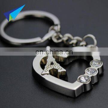 Heart Key Chain Custom 2D or 3D Keychain Custom Blank Metal Keychain