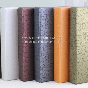 Leather print short style purse zero wallet box special paper cover box gifts paper package hard box