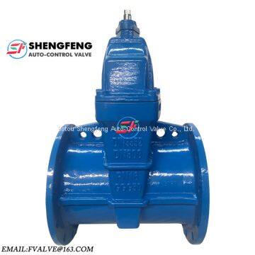 DIN3352 F5 PN16 Resilient seated ductile iron wedge gate valves