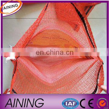 Orange Net Sacks With Drawstring Raschel Bags Mesh Vegetables photo-4