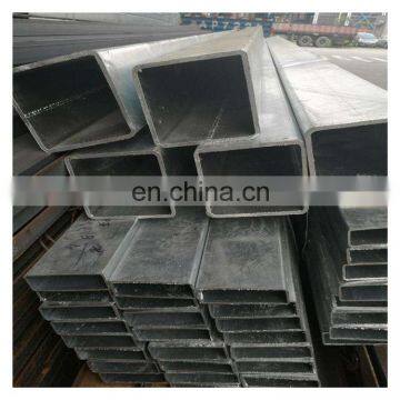 hot dipped galvanized square steel pipe rectangular steel pipe / hot dip galvanised steel tubes in Tangshan