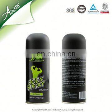 MSDS Certification Long-Lasting Aerosol Body Spray Can