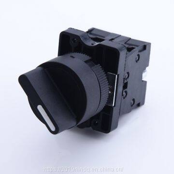 NIN XB2-ED21 Короткий рукоятный неподвижный черный селекторный выключатель