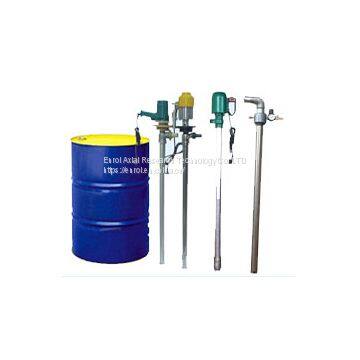 Portable electric oil drum pump