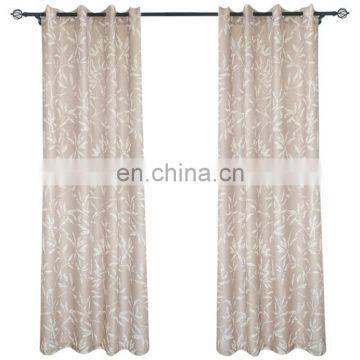 HOT SALE   print  voile curtains with floral pattern