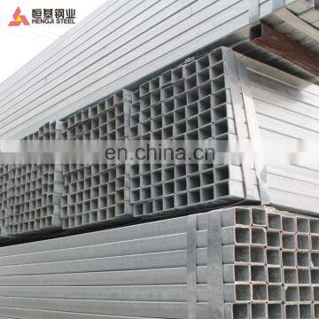 Hot Rolled Weld Cross Section Square Galvanized Steel Pipe For Green House photo-2