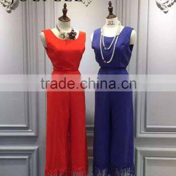 Special Design Tassels Sleeveless Jumpsuit for Women