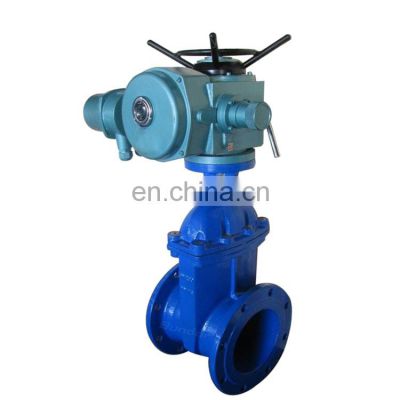 pn16 dn150 12v motorized gate valve electric actuated soft seal gate valve motor operated gate valve