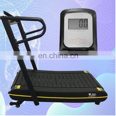 self generating curve treadmill Cheap price Manual foldable treadmill home fitness equipment