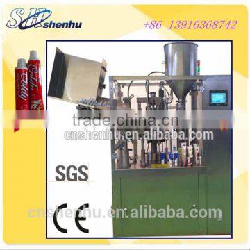 Automatic medicinal use soft tube filling and sealing machine