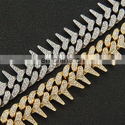 Fashion Funk 18K Gold Plated Jewelry Stainless Steel Men Bracelet Chunky Cuban Link Chain Bangle photo-5