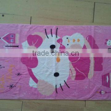 girl velour beach towel