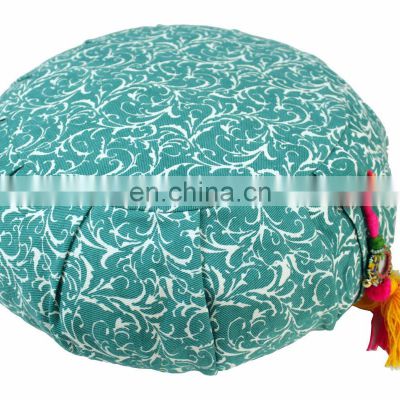 custom colored Exquisite Meditation Zafu with designer tail