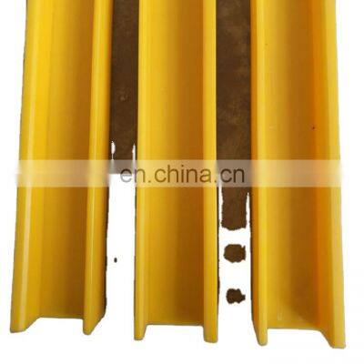 anti abrasion Extrusion process uhmwpe nylon plastic guide rail