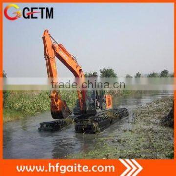 Water conservancy machinery amphibious excavator