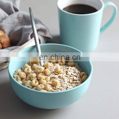 Kitchen Hot Microwaveable Kitchen Porcelain Ceramic Cereal Rice Serving Price Snack Soup Cereal Bowl With Custom Logo