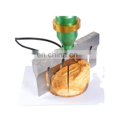 Food industry 20khz ultrasound candy cake pizza food slice equipment cheese making machine food cutter ultrasonic cake cutter