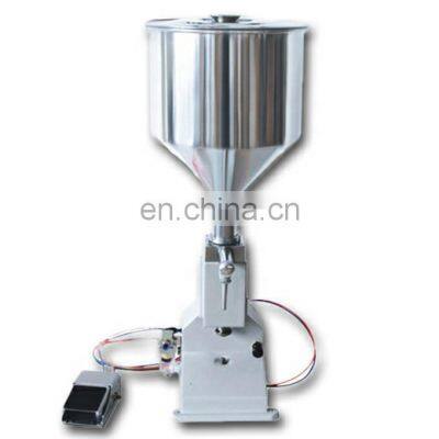 A02 5-50ml pneumatic small scale paste&liquid filling machine for perfume, cream, shampoo, toothpaste, essential oil