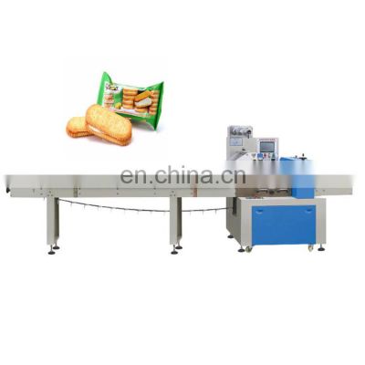 Flow Pillow Packaging Machine KD-260 High Efficiency Automatic Horizontal Candy Bar / Energy Bar Machinery & Hardware Pouch Food