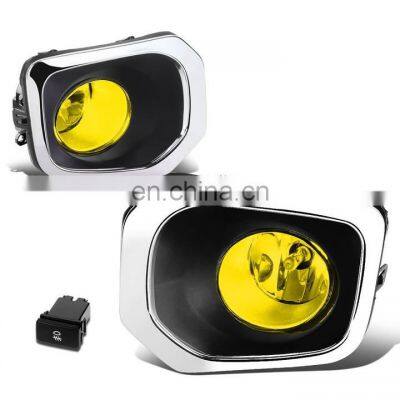 Car Accessories LED Fog Lights With Yellow Light DRL Daytime Running Lights For Toyota Tacoma 2016-2017