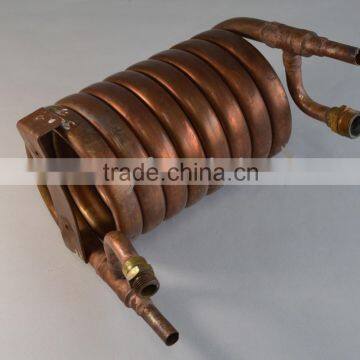 Copper Counterflow Wort Chiller, Brewing Equipment, Garden Hose Fittings