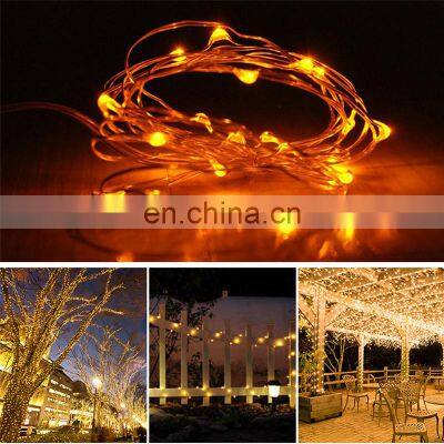 10M 100 Leds Battery Waterproof IP44 Led Christmas Tree Decoration Outdoor Christmas String Light Led Fairy String Light photo-3