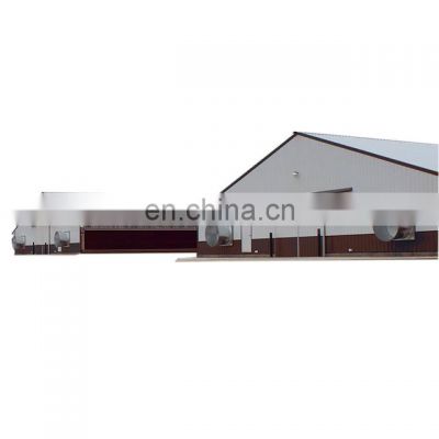 China Low Cost Complete Light Steel Frame Poultry House Shed Construction With Equipment In India