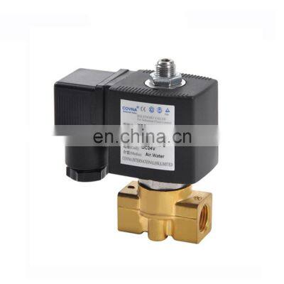 COVNA  DN10 3/8 inch 3/2 DC AC Normally Closed Brass  Water Air Solenoid Valve