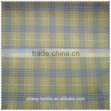 Cotton check shirt fabric