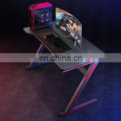 Wholesale price simple l shaped portable sit stand PC computer gaming table computer desks