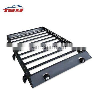 2021 Hot Selling Steel Car Roof Rack Basket with light Removable  Roof Rack