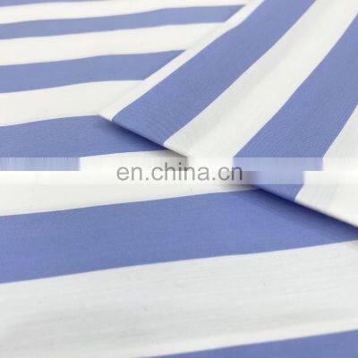 Classic Striped Fabric Cotton Nylon Fabric Stretch for Garment photo-3