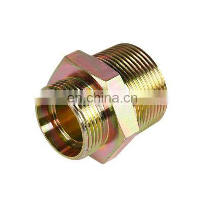 Standard Pipe Coupling Pipe Fitting China Hydraulic Straight Fitting Copper Brass