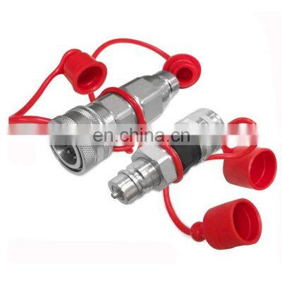 1/4 inch Ag ISO 5675 Hydraulic Quick Connect Coupler Set 3/8