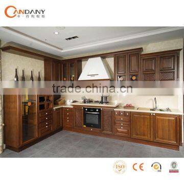 Countryside style kitchen cabinet-new model kitchen cabinet