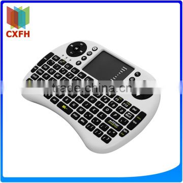 Black and White MIni Bluetooth wireless keyboard i8 for smart TV