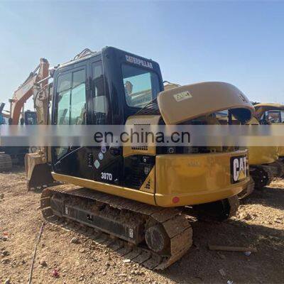 Used cat 307 mini excavator , cat 307d 307c second hand excavator , Original excavator cat 307d 308d 312d 315d