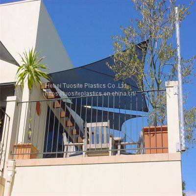 4*4 Carport Shade Sail Nets 100% Polyester Waterproof Sun Shade Sail photo-3