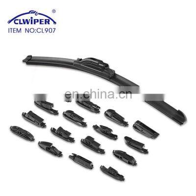 CLWIPER CL907 Wholesale Soft Multifunctional Auto Windscreen Car Wiper Blade Manufacturer With 16 Adapters photo-3