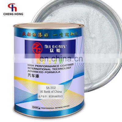 Automotive coating primer 1k paint acrylic liquid grain gray silver color car spray paint for repair