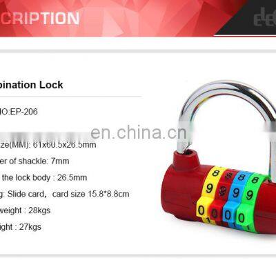 High Quality 4-Digit Combination Zinc Alloy Anti-theft Code Lock Padlock photo-4