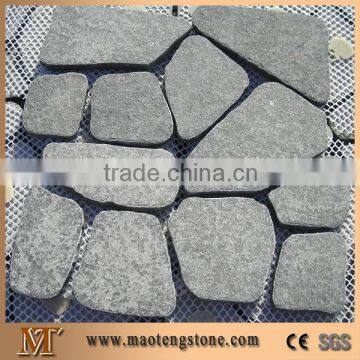 G603 outdoor grey flamed granite paving tiles