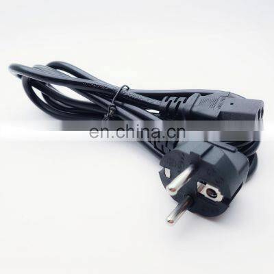 High quality 3 pin  retractable extension cord manufacturers ac power cord cable european power cord