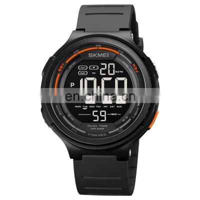 1841 skmei digital sport watch plastic relogio masculino waterproof black watches 12/24hour clock