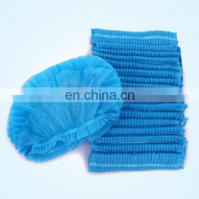 Fast Delivery Medical Disposable PP Surgical Cap Doctor Nurse Bouffant Cap Anti-dust Clip Mob Cap