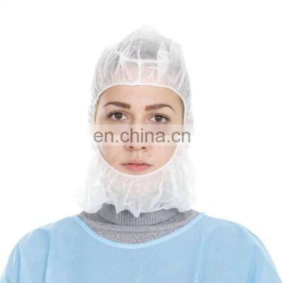 Factory Supply Disposable Face Hood Cover pp Non-woven Disposable Space Caps Used in Hospital Food Industry photo-4