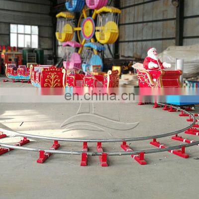 Shopping Mall Entertainment Children Santa Claus Track Train Rides for Sale photo-2