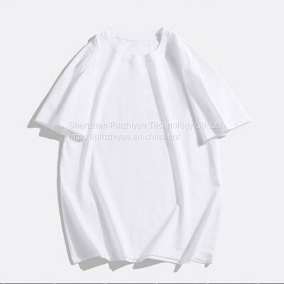 China Supplier Customize Bielastic Spandex Cotton White t Shirt T-shirt for Sale