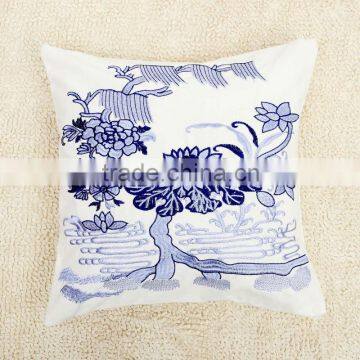 2104 Latest design Hand Embroidery Cushion, Sofa replacement cushion cover made in China