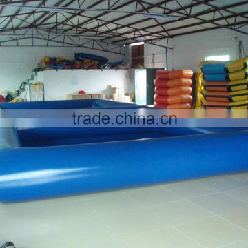 Commercial 0.6mm pvc tarpaulin dark color pvc inflatable swimming pool